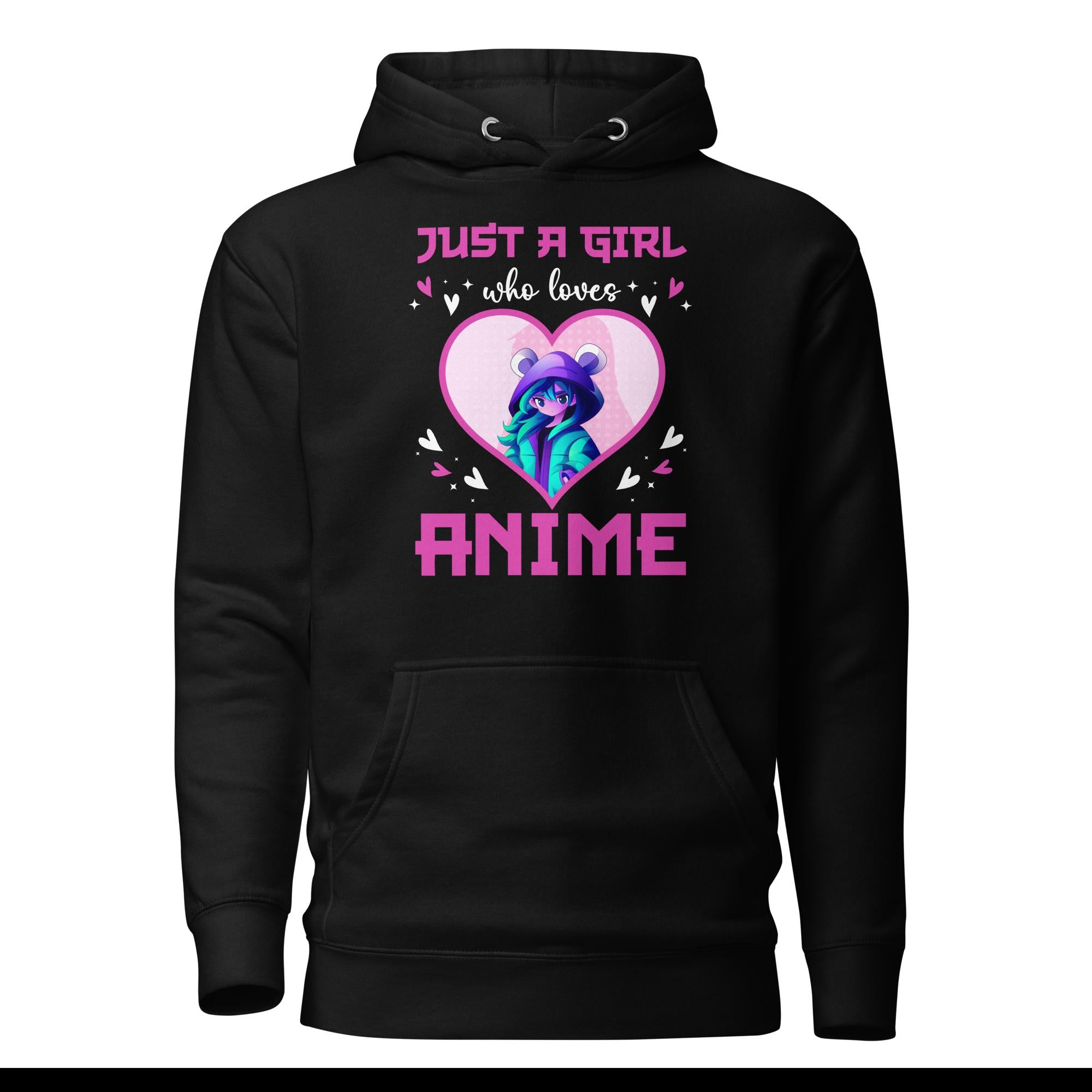 Girl who loves Anime Hoodie MerchMotten